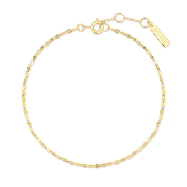 Ania Haie Gold Textured Chain Bracelet Image 2 Peter & Co. Jewelers Avon Lake, OH