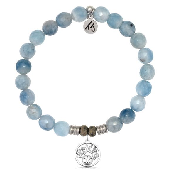 Coastal Memories Aquamarine Jade Bead Bracelet Peter & Co. Jewelers Avon Lake, OH