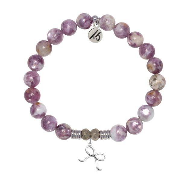 You Are A Gift Lepidolite Quartz Bead Bracelet Peter & Co. Jewelers Avon Lake, OH