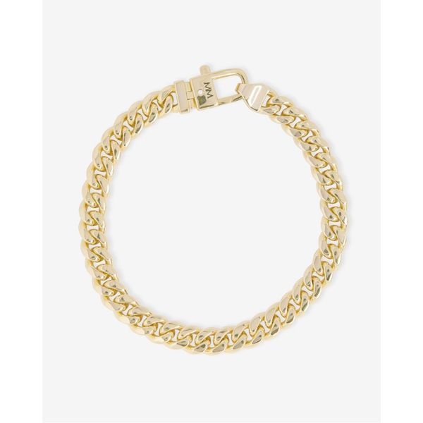 Melinda Maria Pavé Julian Cuban Chain Bracelet, 6.5