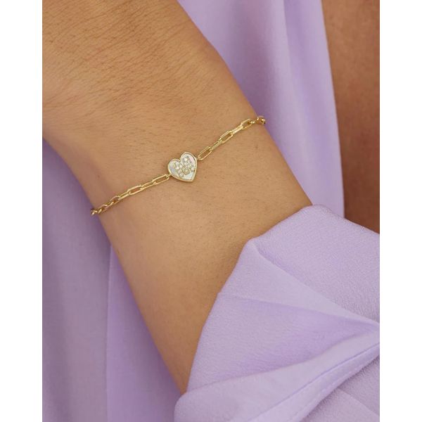Melinda Maria Baby Love Letters Heart Bracelet 