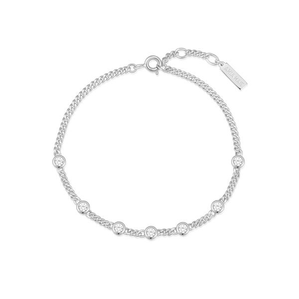 Ania Haie Silver Multi Station Round Stone Chain Bracelet Image 2 Peter & Co. Jewelers Avon Lake, OH
