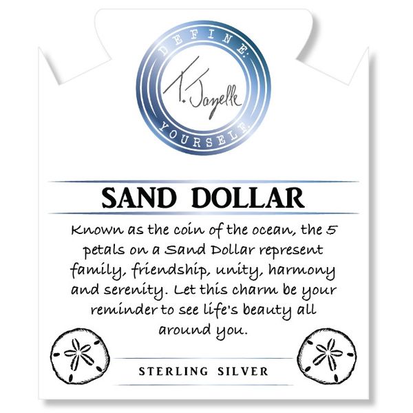 Sand Dollar Sky Blue Jade Bead Bracelet Image 2 Peter & Co. Jewelers Avon Lake, OH