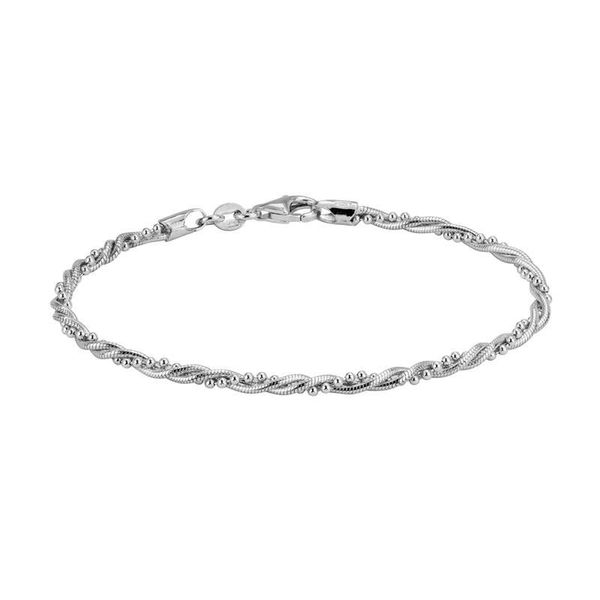 Silver Twisted Chain Bracelet Peter & Co. Jewelers Avon Lake, OH