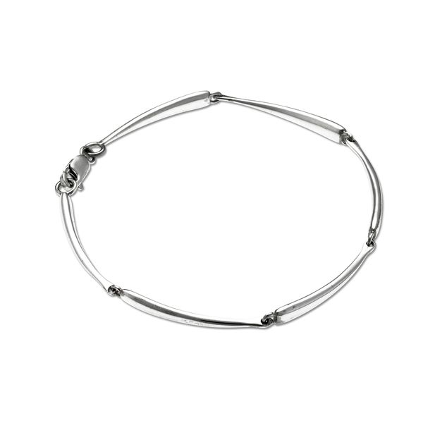 Silver Elongated Link Bracelet Peter & Co. Jewelers Avon Lake, OH