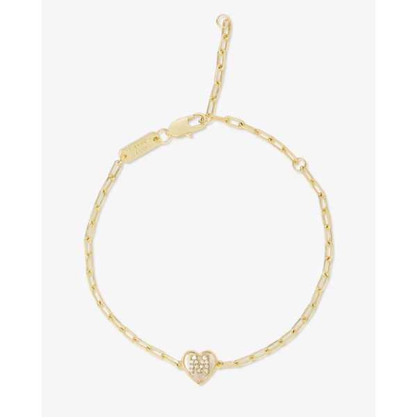 Melinda Maria Baby Love Letters Heart Bracelet 