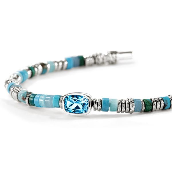 John Hardy Sterling Silver Heishi Gem Bracelet, 4mm Image 2 Peter & Co. Jewelers Avon Lake, OH