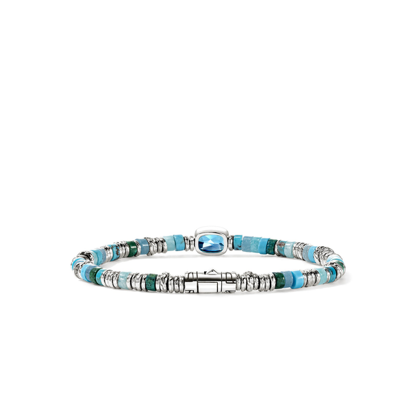 John Hardy Sterling Silver Heishi Gem Bracelet, 4mm Image 3 Peter & Co. Jewelers Avon Lake, OH