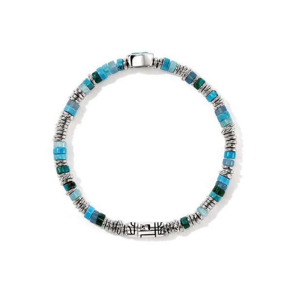 John Hardy Sterling Silver Heishi Gem Bracelet, 4mm Image 4 Peter & Co. Jewelers Avon Lake, OH