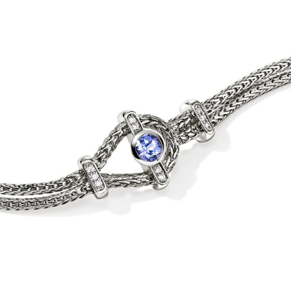 John Hardy Icon Bracelet, Tanzanite and Diamond Pavé Image 2 Peter & Co. Jewelers Avon Lake, OH