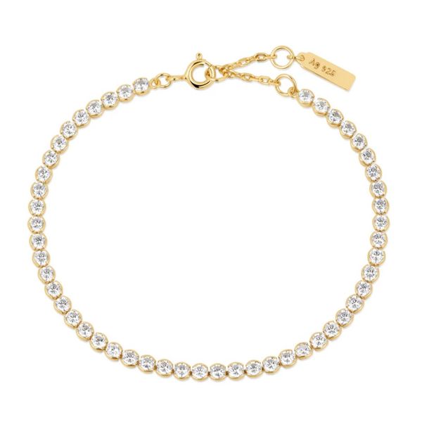 Ania Haie Gold Row Bezel Set Bracelet Peter & Co. Jewelers Avon Lake, OH