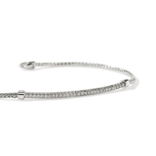 John Hardy Essential Pavé Bracelet, Diamond, 1.8mm Image 2 Peter & Co. Jewelers Avon Lake, OH