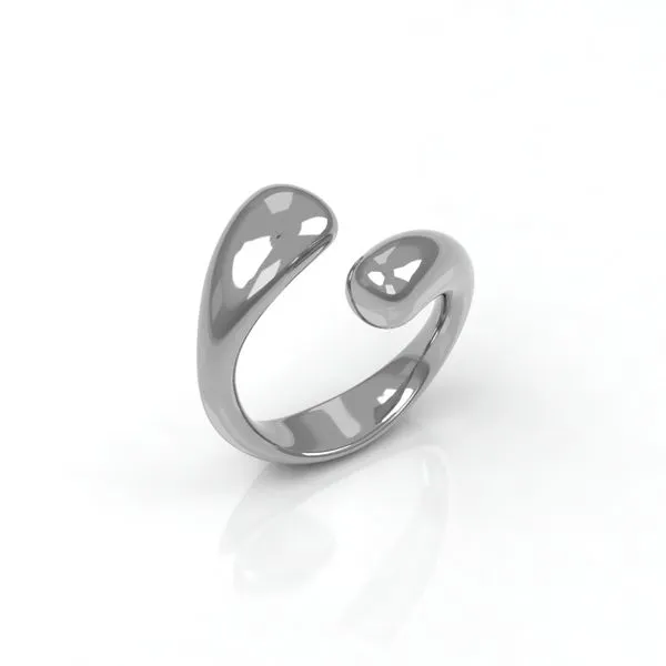 Elongated Drip Open Wrap Ring Peter & Co. Jewelers Avon Lake, OH