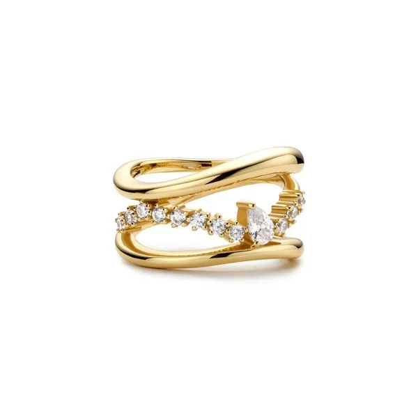 Ania Haie Gold Sparkle Ring Peter & Co. Jewelers Avon Lake, OH