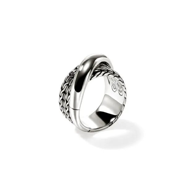 John Hardy Essentials Crossover Ring, 12.5mm Image 2 Peter & Co. Jewelers Avon Lake, OH