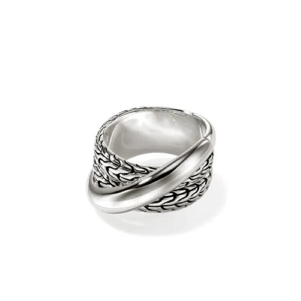 John Hardy Essentials Crossover Ring, 12.5mm Peter & Co. Jewelers Avon Lake, OH