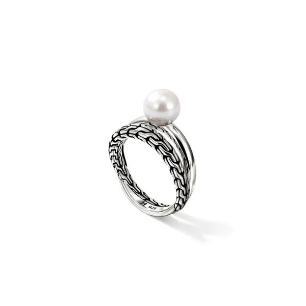 John Hardy Essential Pearl Ring Image 3 Peter & Co. Jewelers Avon Lake, OH