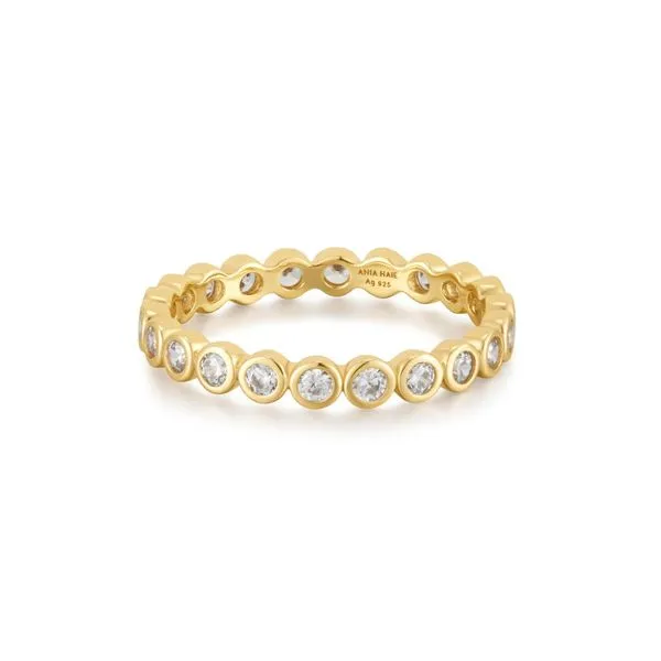 Ania Haie Gold Bezel Set Ring Peter & Co. Jewelers Avon Lake, OH