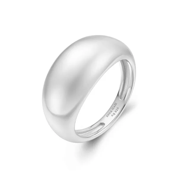 Ania Haie Silver Bold Dome Ring Image 2 Peter & Co. Jewelers Avon Lake, OH