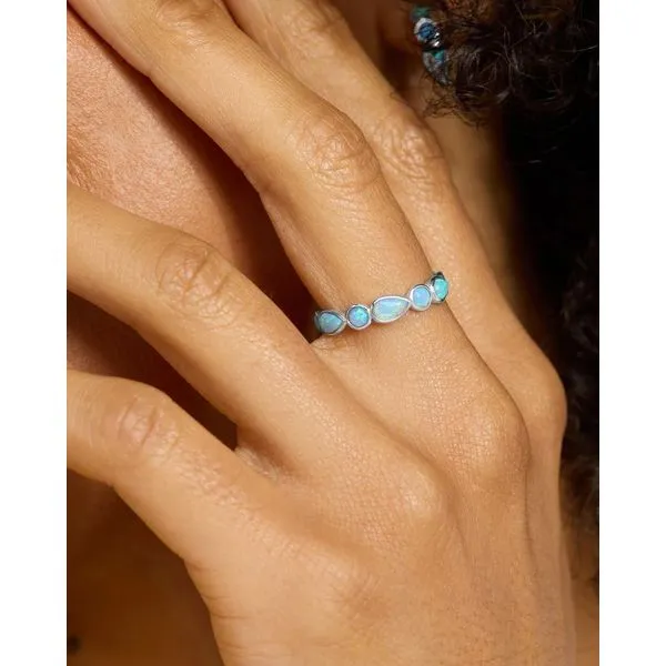 Melinda Maria Isla Blue Opal Ring 7 Image 2 Peter & Co. Jewelers Avon Lake, OH