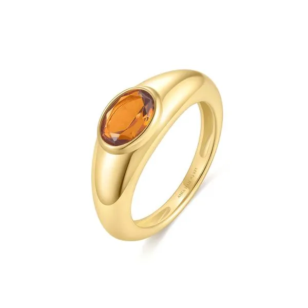 Ania Haie Gold Sculptural Gemstone Maillard Ring Image 2 Peter & Co. Jewelers Avon Lake, OH