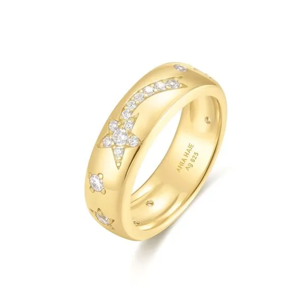Ania Haie Gold Celestial Chunky Ring Image 3 Peter & Co. Jewelers Avon Lake, OH