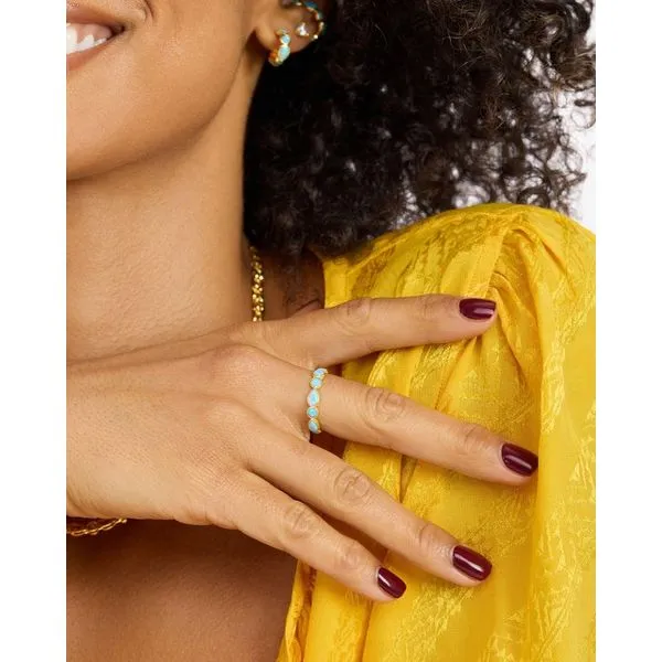 Melinda Maria Isla Blue Opal Ring 8 Image 2 Peter & Co. Jewelers Avon Lake, OH