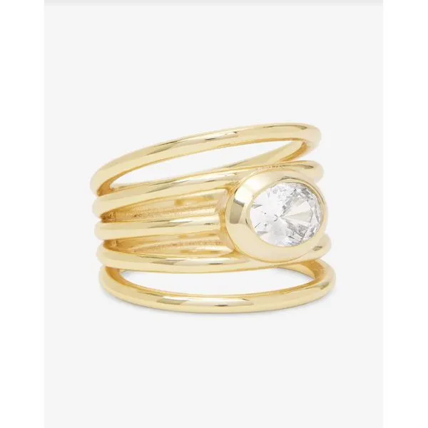 Melinda Maria She's a Boss Stacked Ring 6 Image 2 Peter & Co. Jewelers Avon Lake, OH