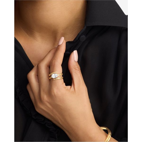 Melinda Maria She's on Point Lasso Ring Image 2 Peter & Co. Jewelers Avon Lake, OH