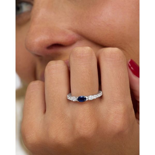 Melinda Maria The Maven Ring Blue Image 2 Peter & Co. Jewelers Avon Lake, OH