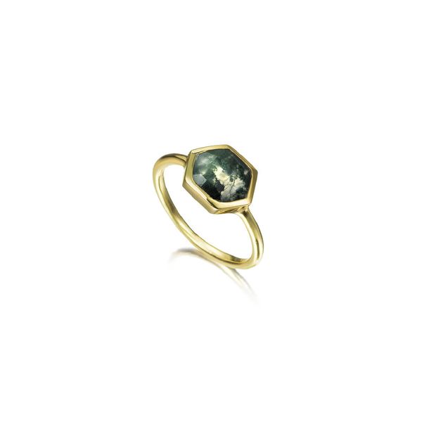 Jorge Revilla Atlas Collection Moss Agate Ring Peter & Co. Jewelers Avon Lake, OH