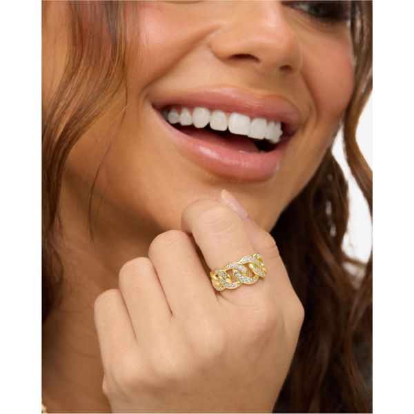 Melinda Maria Graduated Pavé Julian Ring Image 4 Peter & Co. Jewelers Avon Lake, OH