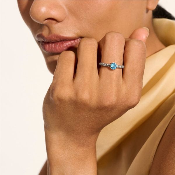 John Hardy Heishi Gem Ring, Swiss Blue Topaz Image 5 Peter & Co. Jewelers Avon Lake, OH