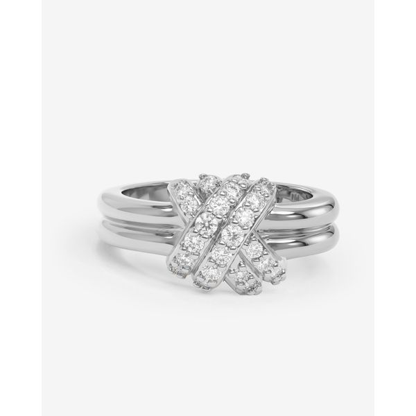 Melinda Maria Knot Crossed Ring Peter & Co. Jewelers Avon Lake, OH