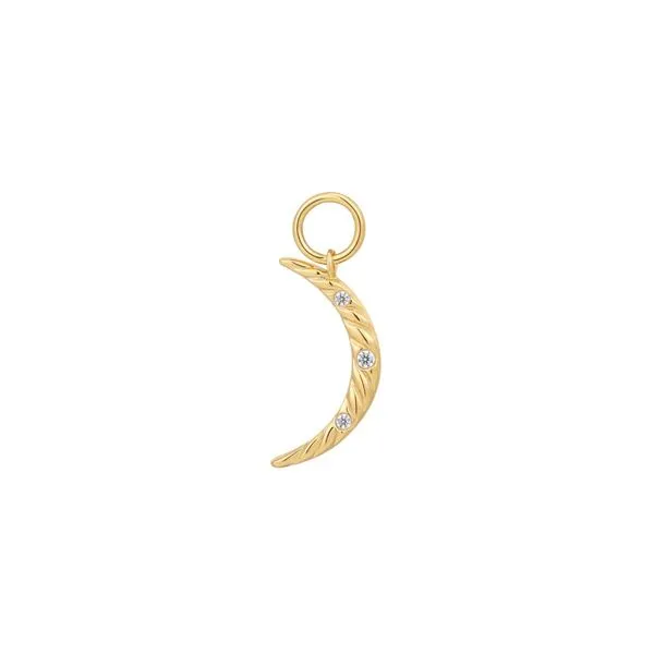 Ania Haie Gold Moon Earring Charm Peter & Co. Jewelers Avon Lake, OH