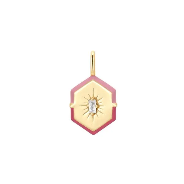 Ania Haie Gold Enamel Hexagon Charm Peter & Co. Jewelers Avon Lake, OH