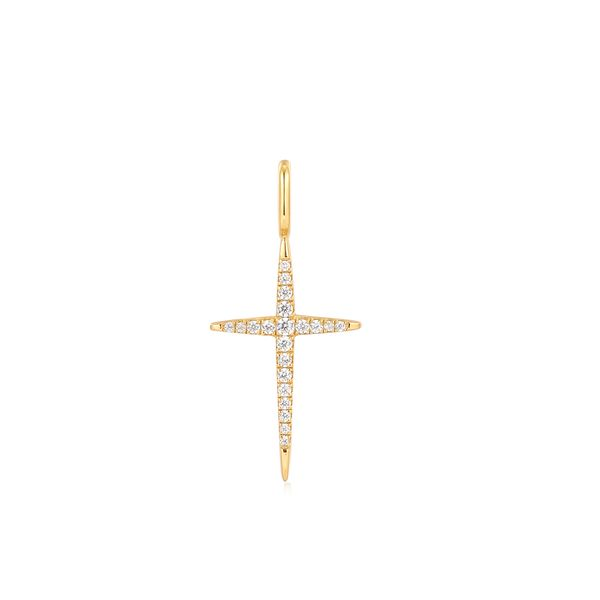 Ania Haie Gold Cross Charm Peter & Co. Jewelers Avon Lake, OH