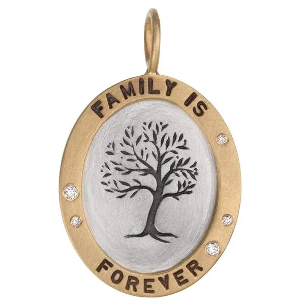 Heather B. Moore Family Is Forever Oval Charm Peter & Co. Jewelers Avon Lake, OH