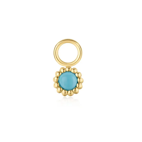 Ania Haie Gold Malachite and Turquoise Earring Charm Image 2 Peter & Co. Jewelers Avon Lake, OH