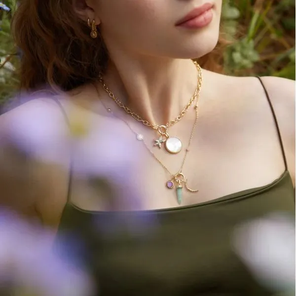 Ania Haie Gold Heart Enamel and Mother of Pearl Charm Image 5 Peter & Co. Jewelers Avon Lake, OH