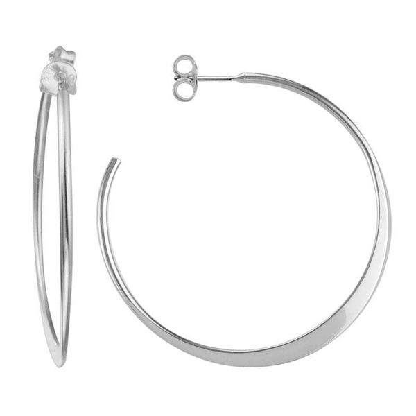 Tapered Twist Hoop Earrings Peter & Co. Jewelers Avon Lake, OH