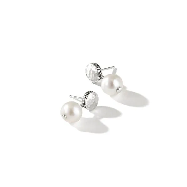 John Hardy Pearl Drop Earrings Image 2 Peter & Co. Jewelers Avon Lake, OH