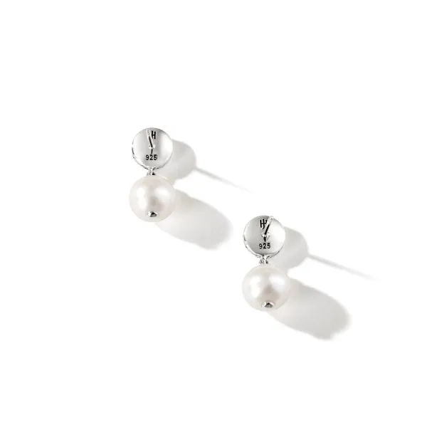 John Hardy Pearl Drop Earrings Image 3 Peter & Co. Jewelers Avon Lake, OH