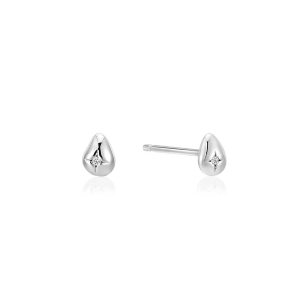 Ania Haie Pebble Sparkle Stud Earrings Peter & Co. Jewelers Avon Lake, OH