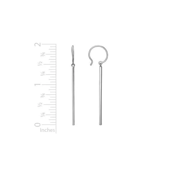 Vertical Bar Earrings Image 2 Peter & Co. Jewelers Avon Lake, OH