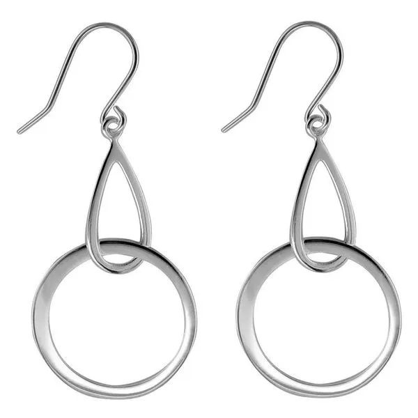 Interlinked Silver Earrings Peter & Co. Jewelers Avon Lake, OH