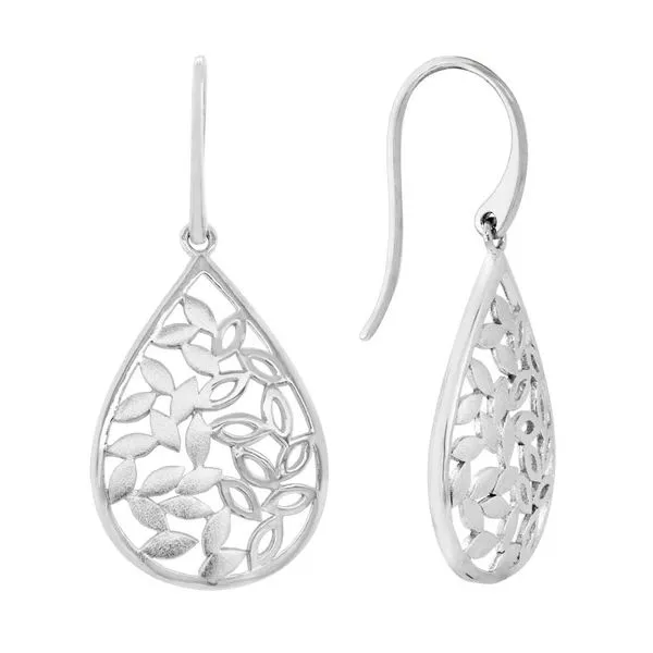 Teardrop Leaf Dangle Earrings Peter & Co. Jewelers Avon Lake, OH