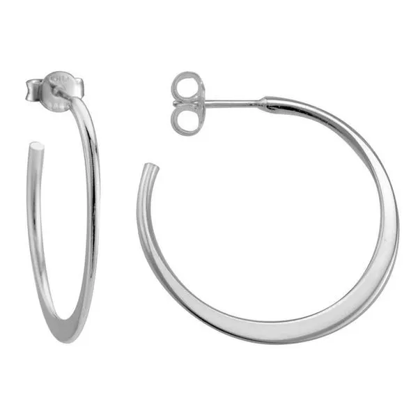 Tapered Hoop Earrings Peter & Co. Jewelers Avon Lake, OH