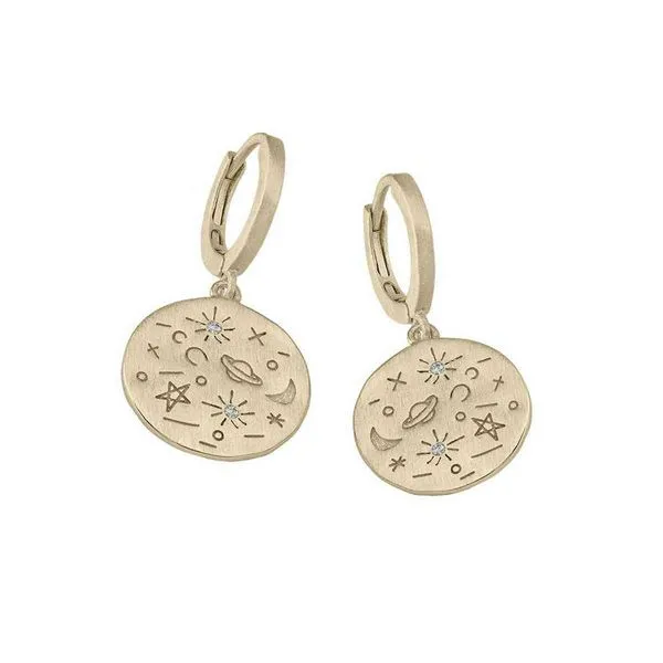 Jorge Revilla Planetarium Huggie Hoop Earrings Peter & Co. Jewelers Avon Lake, OH