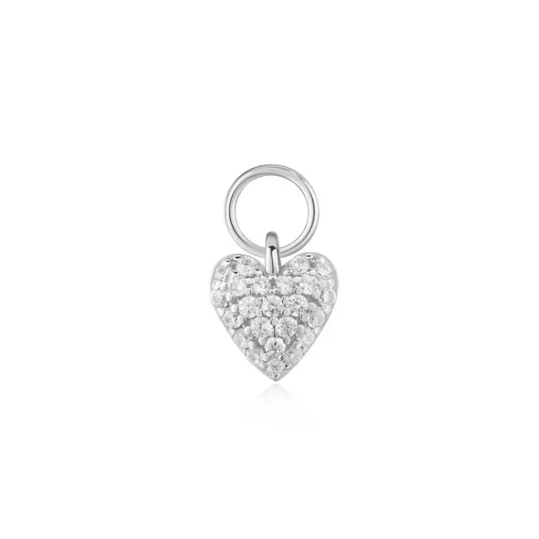 Ania Haie Silver Heart Pave Earring Charm Peter & Co. Jewelers Avon Lake, OH